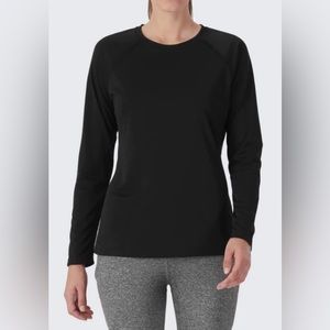 Black UPF 50+Long Sleeve Shirt, with hood, size XL